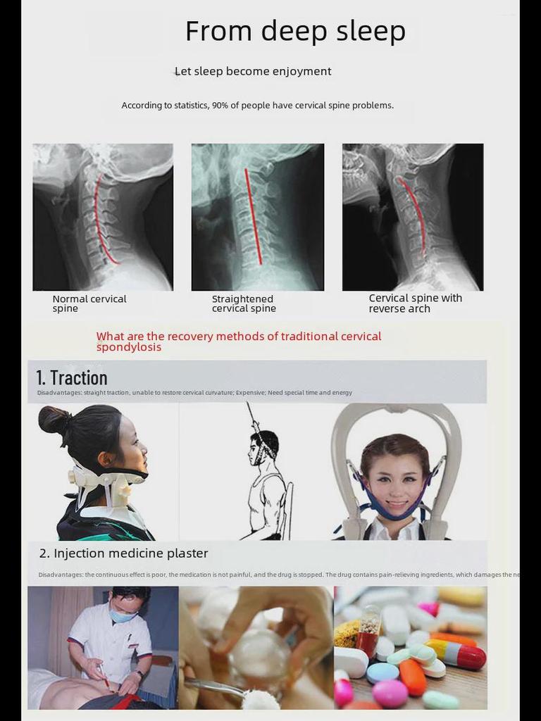 Cylindrical Bamboo Charcoal Cervical Pillow with Linen and Moxa for Neck Support