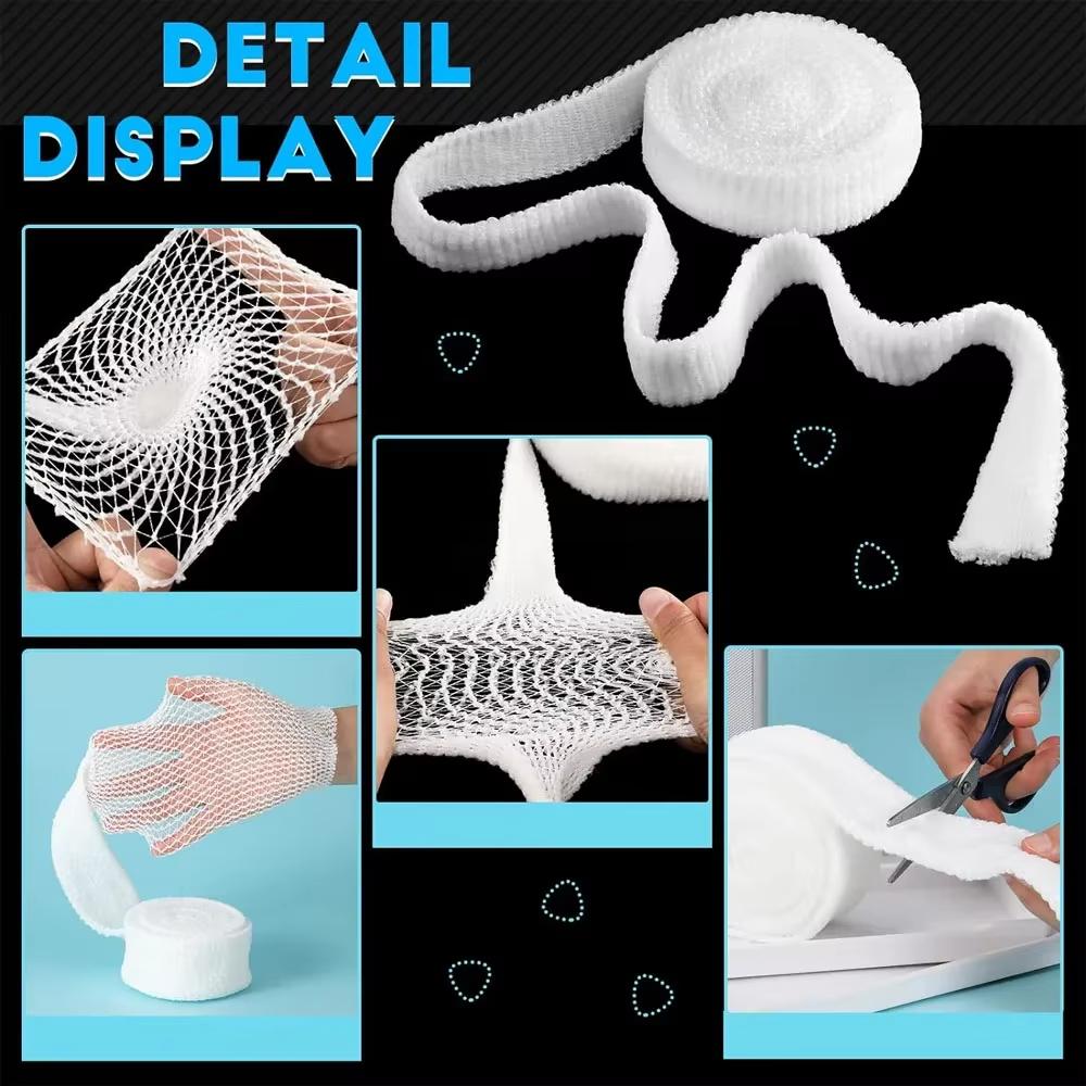 Breathable Material Elastic Net Bandage Fix Retainer Breathable Bandage Elbow Support