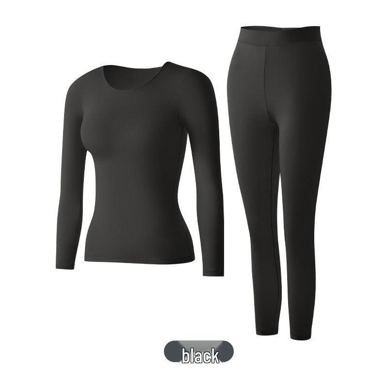 Hyaluronic Acid Thermal Long-Sleeve Trousers: High-Elastic, Skin-Care Base Layer for Women