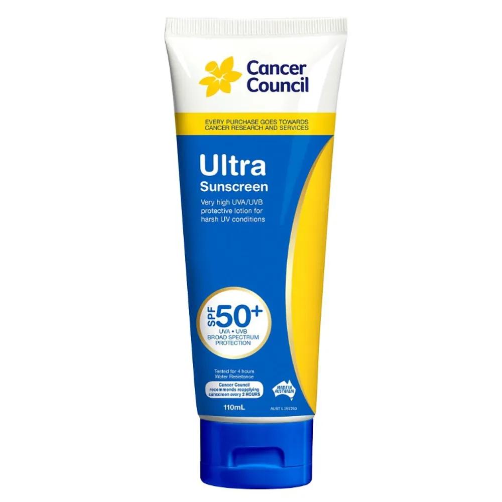 Cancer Council Australia Ultra Sunscreen SPF50 110ml