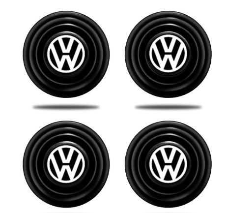 2026 Hot Valve Stems Caps Car Silicone Door Shock Stickers Absorber Soundproof Buffer Pier For VW Volkswagen Golf Polo Passat Tiguan Tour