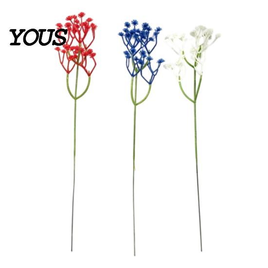 Table Ornament Flower Stems 10Pcs Artificial Baby Breath Flowers, Gypsophila Fake Floral Bouquet, Bendable Realistic Plastic for Vase Faux