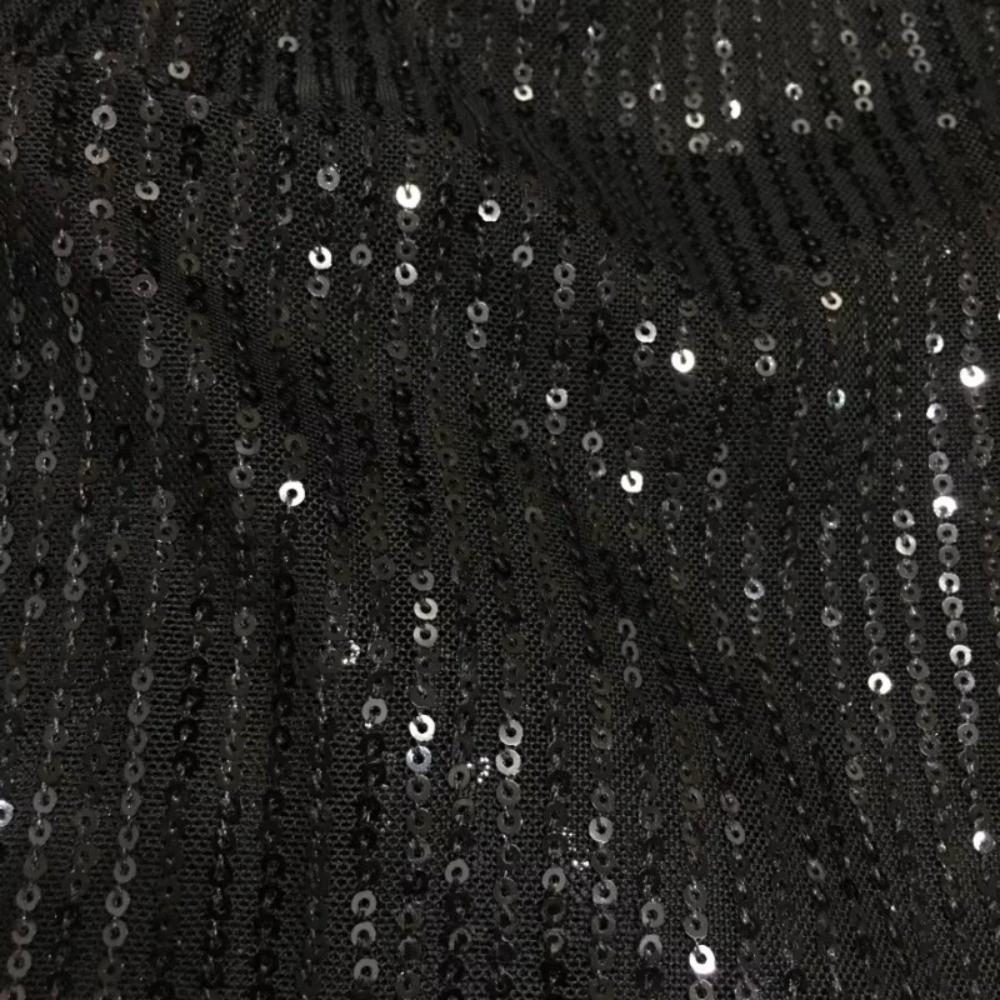 DIY 3mm Shinny Fabric Mesh Sequins Sewing Material Wedding Dresses Elastic Apparel Clothing Tablecloths Headwear Ornaments