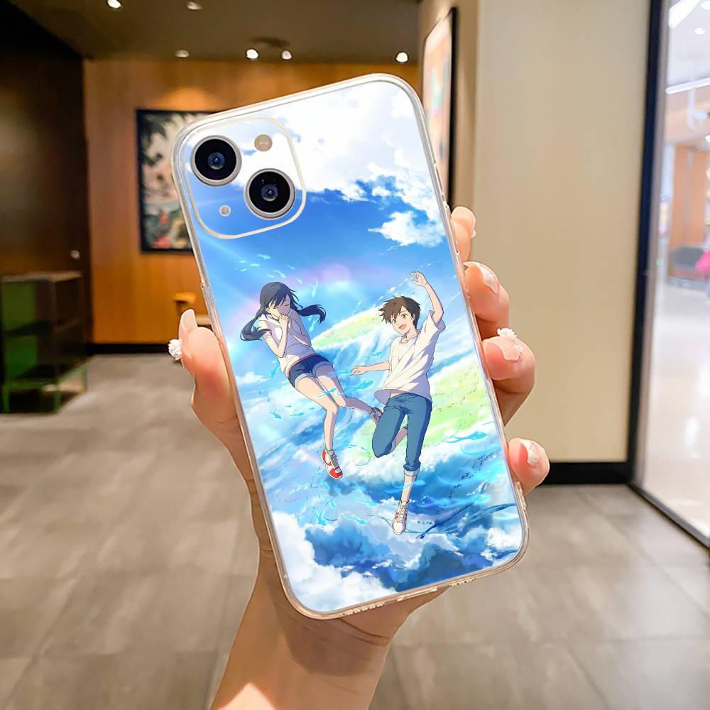 

W-W-Y-Weathering- With- You Phone Case For iPhone17,16,15,14,13,12,11 ,Pro Max, Plus Soft Silicone Transparent Cover iPhone13