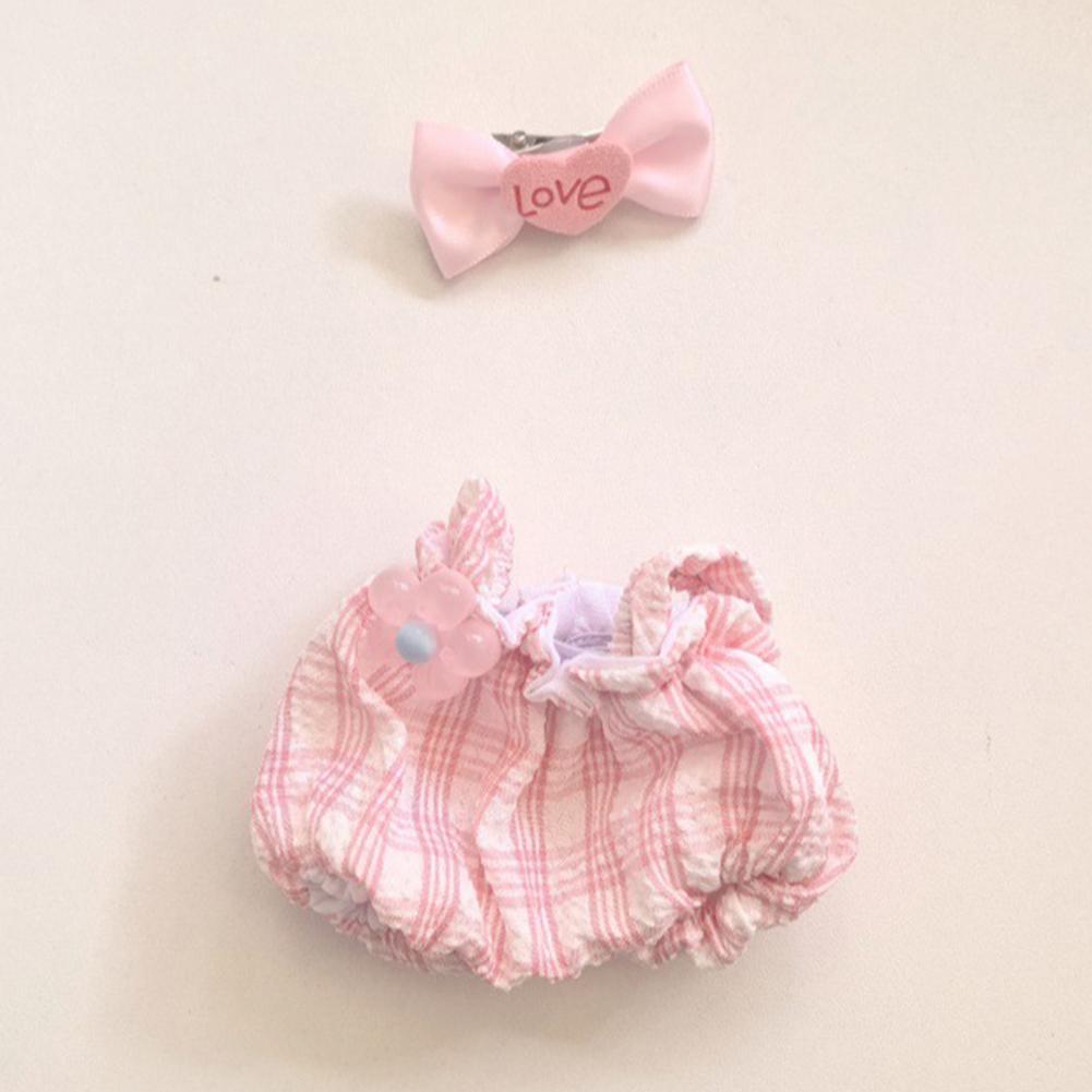 

Для 17см куклы Лабубу Одежда Модная одежда Комбинезон Комбинезон Одежда для куклы Подходящий цвет Заколка Аксессуары для кукол Милое украшение Маленькая одежда 01