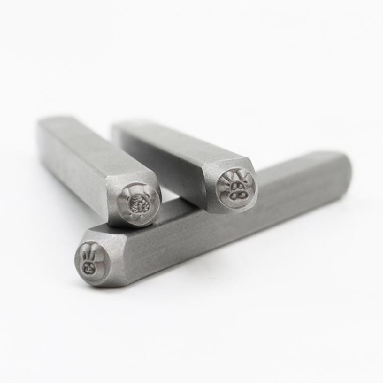 Steel Animal/Heart Punch Set Leather Stamp for Jewelry Making