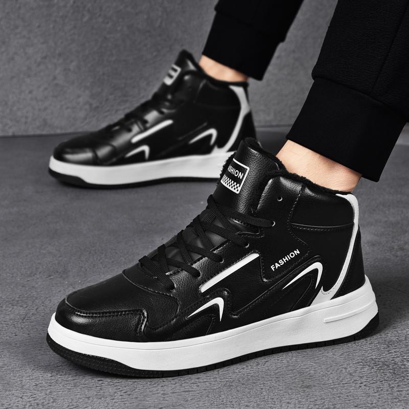 

Мужские зимние походные ботинки для активного отдыха, износостойкие, удобные, низкие кроссовки для снега 39