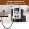 YCOC-Edelstahl-Milchschlauchgehäuse mit HP1-Adapter für Jura Kaffeemaschinenmodelle:WE8, ENA 8, Micro 90, E6, D6
