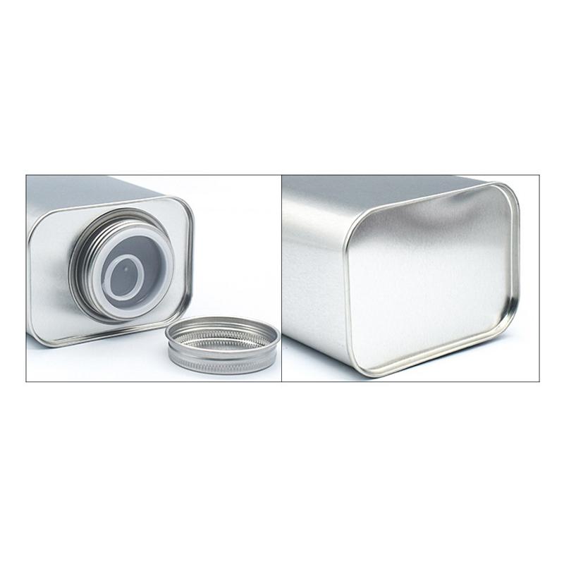 Luftdichte Dosen für Kaffeebohnen, Camping-Blechdose für den Außenbereich, Verpackung in Lebensmittelqualität, Aufbewahrung frischer, atmender Eisendosen