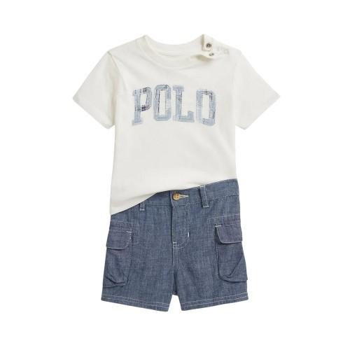 Ralph Lauren Bebek Erkek Polo Tişört ve Şort Seti