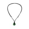 Ingemark Trendy Tägliches Hohlglas Runder Anhänger Choker Halskette Damen Kreativ Verstellbare Seilkette Neujahr Paar Schmuck