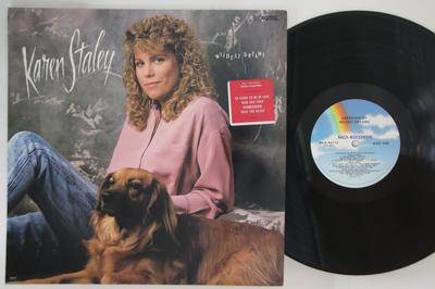LP Record KAREN STALEY - Wildest Dreams MCA42112PROMO MCA 1989 US Folk Used