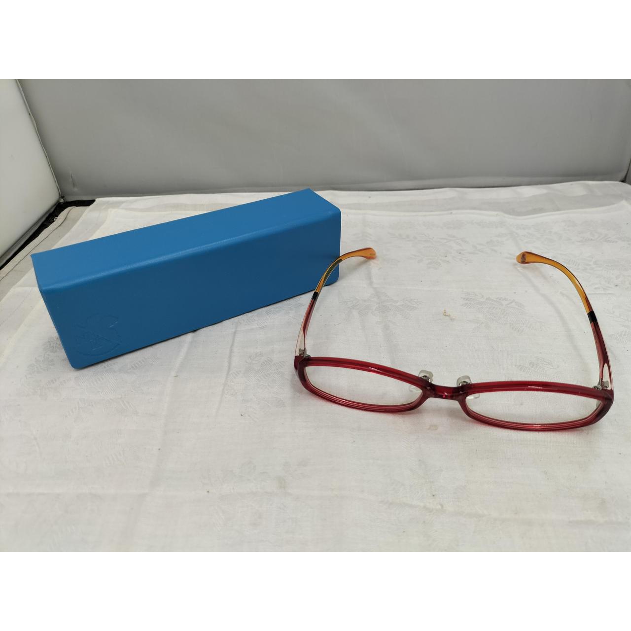 Used JINS Asuka Model Glasses Evangelion Collaboration