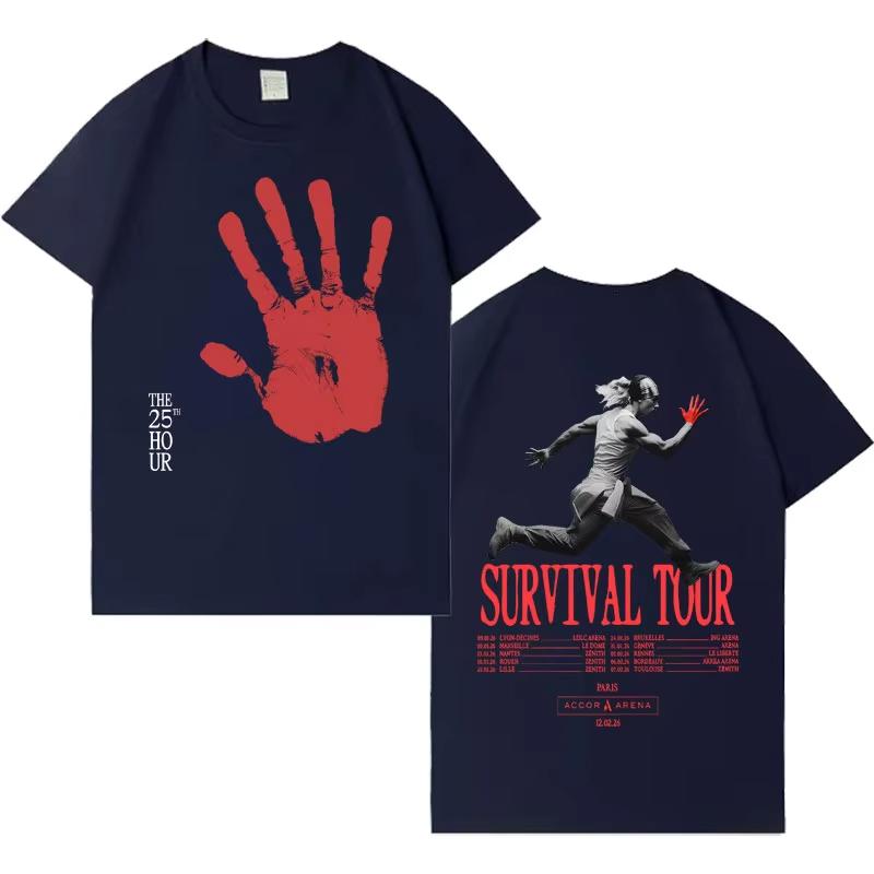 Singer Riles 2026 Tour Fashion Short Sleeve ST Shirts Unisexs Harajuku Pure Cotton Cozy Tshirt Casual Loose Tee Shirts