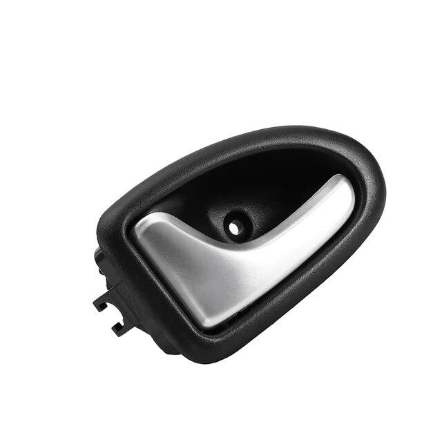Car Inside Inner Door Knob Interior Door Handle Left Right Fit For Renault For Clio 2000-2009 2/3-4/5 Doors Silver Matte Handles