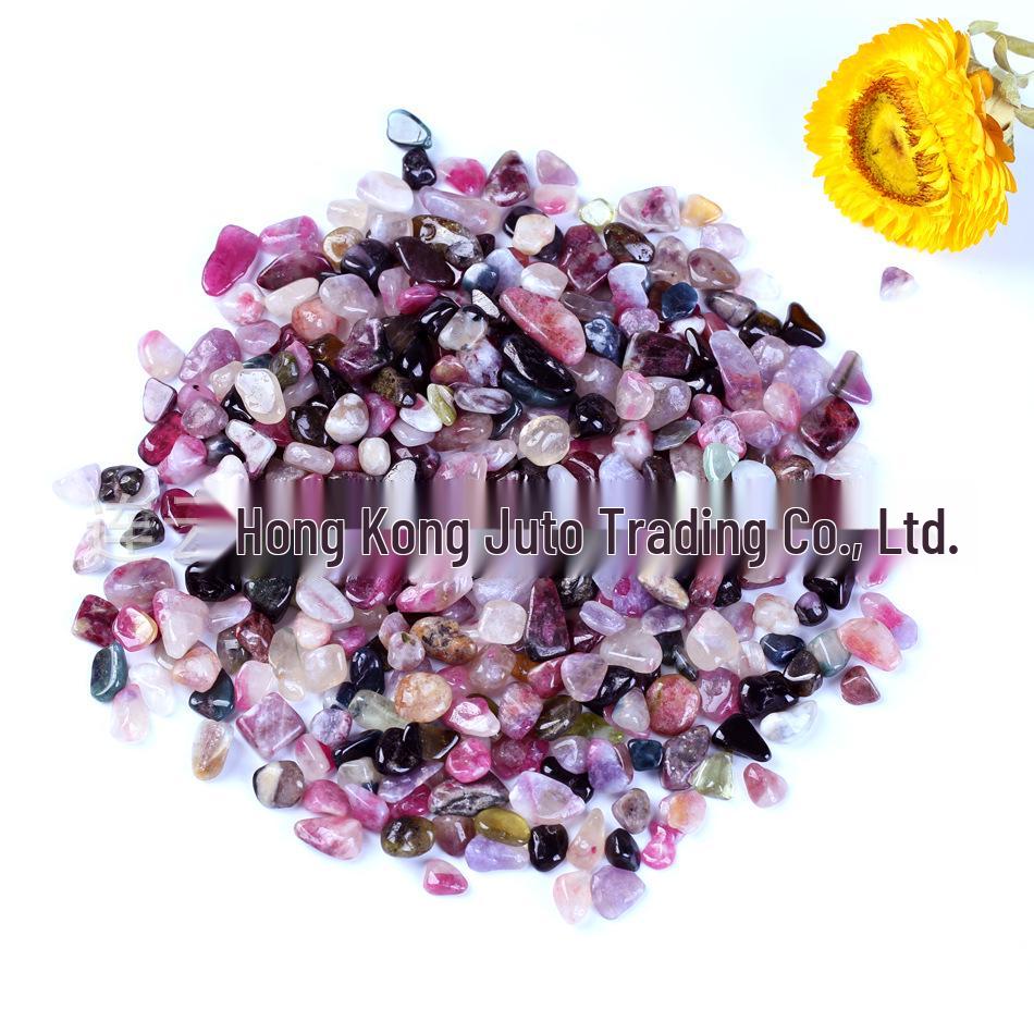 Натуральные розовые арбузные турмалины 6-9mm, 1 Jin (500g)