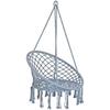 Houpací síť - DKD Home Decor - Standardní - Modrá - Ocel - Venkovní