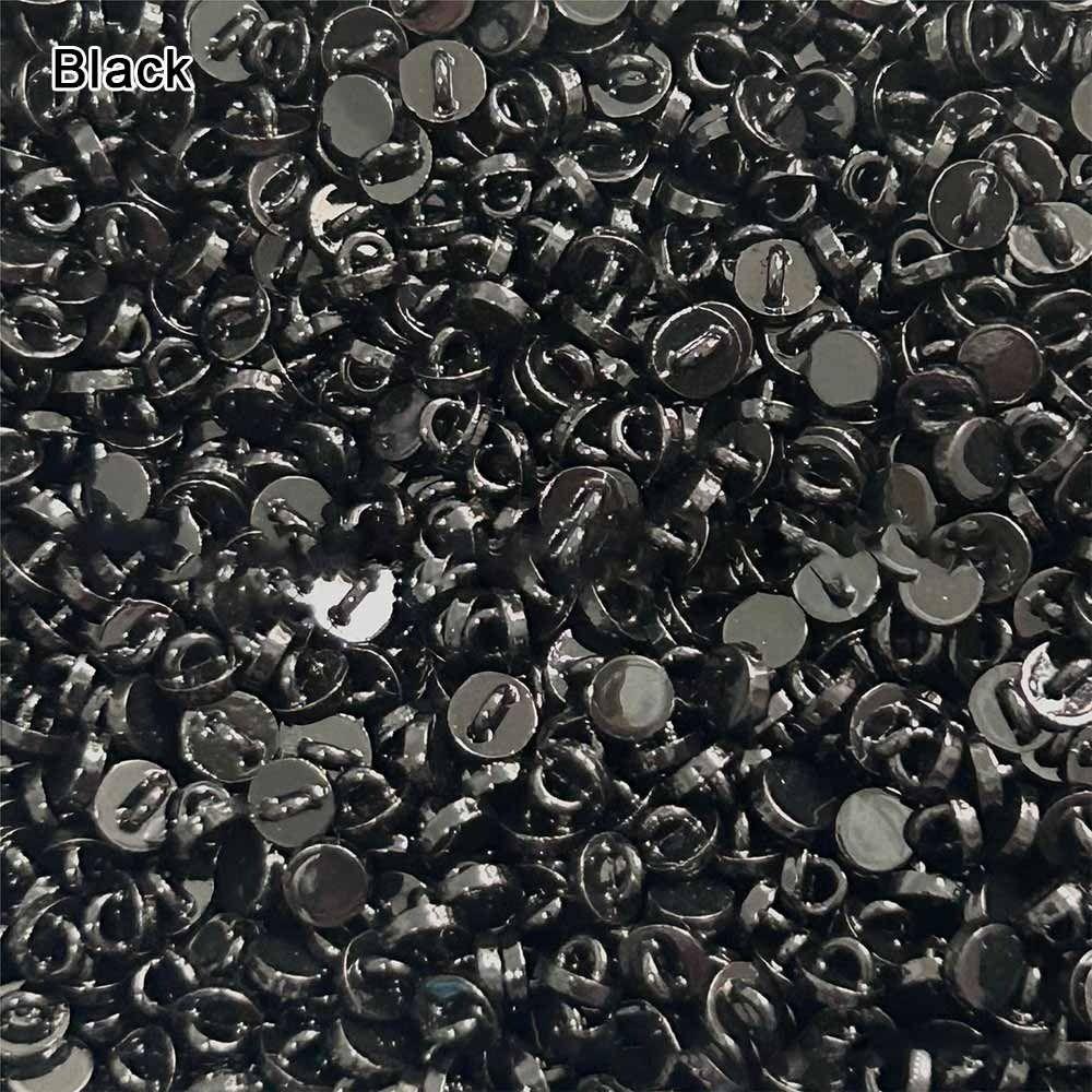 

20pcs 4mm Ultra-small Buckle Mini Doll Shoes Buckles 1/6 Doll Clothing DIY Doll Clothes Accessories чёрный