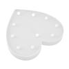 10 LEDs LED Lamp Heart Shaped Wall Decor Light Romantic Night Light  Dorm Room