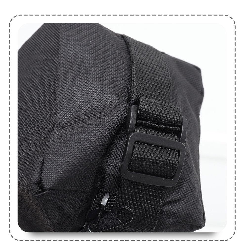 EXCEART Tripod Carrying Case Bag with Shoulder Strap, Compatible with Boom Stands, Tripods, Microphone Stands, and Tent Poles, Black, 90cm