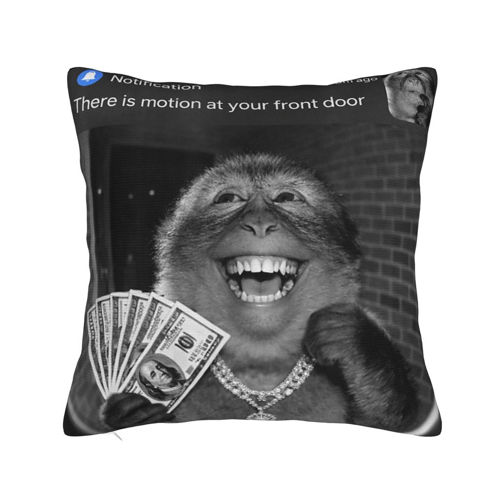 Thinking Monkey Meme Pillowcases Accessories Printing Cushion Cover Decorative Pillow Case Cover Home Multi Size