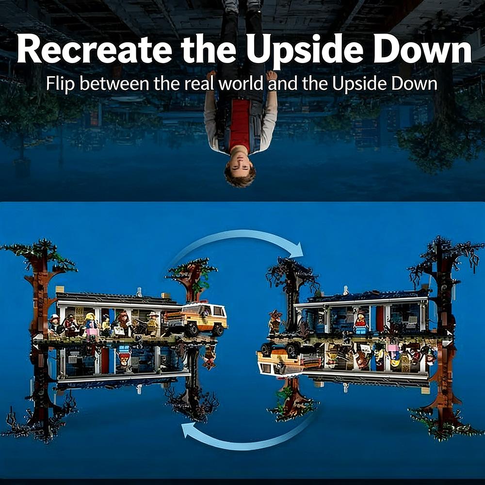 Stranger Things Byers Cottage LEGO Bricks, Mini Figurines,Building Blocks, Puzzle Assembling Toys