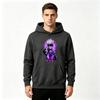 Men Anime Satoru Gojo Print Pullover Hoodie Casual Long Sleeve Streetwear Sweatshirt
