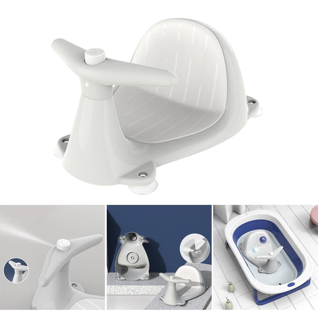 Baby Shower Bath Seat Anti Slip Suction Cup ,Washing Toys Bathroom Support