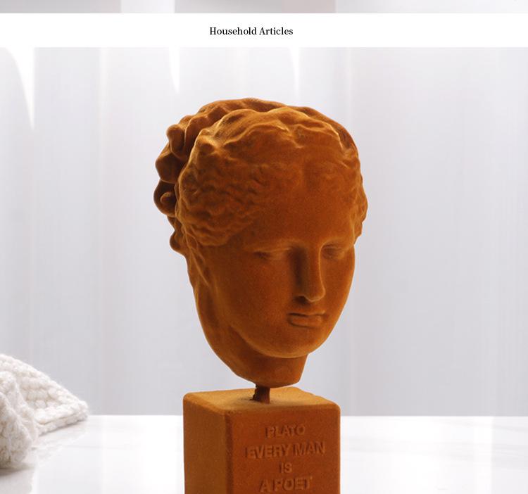 Creative Venus Statue Nordic Sculptural Decor - Light Luxury Ornament