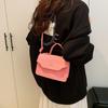 Simple felt handbag autumn new trend bag women's casual small square bag fashion shoulder bag