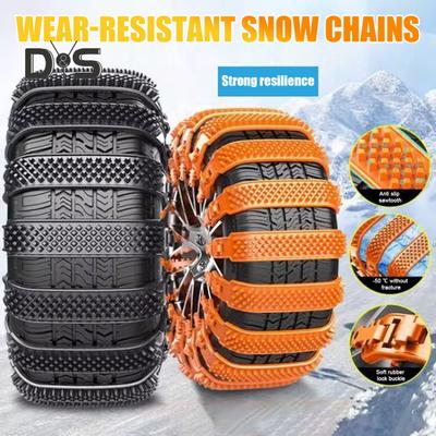 1/10 ks Snehové reťaze na pneumatiky Protišmykové reťaze na pneumatiky Univerzálne snehové reťaze na auto pre SUV Nákladné automobily Núdzové nastaviteľné snehové reťaze do dažďa, snehu, piesku, blata