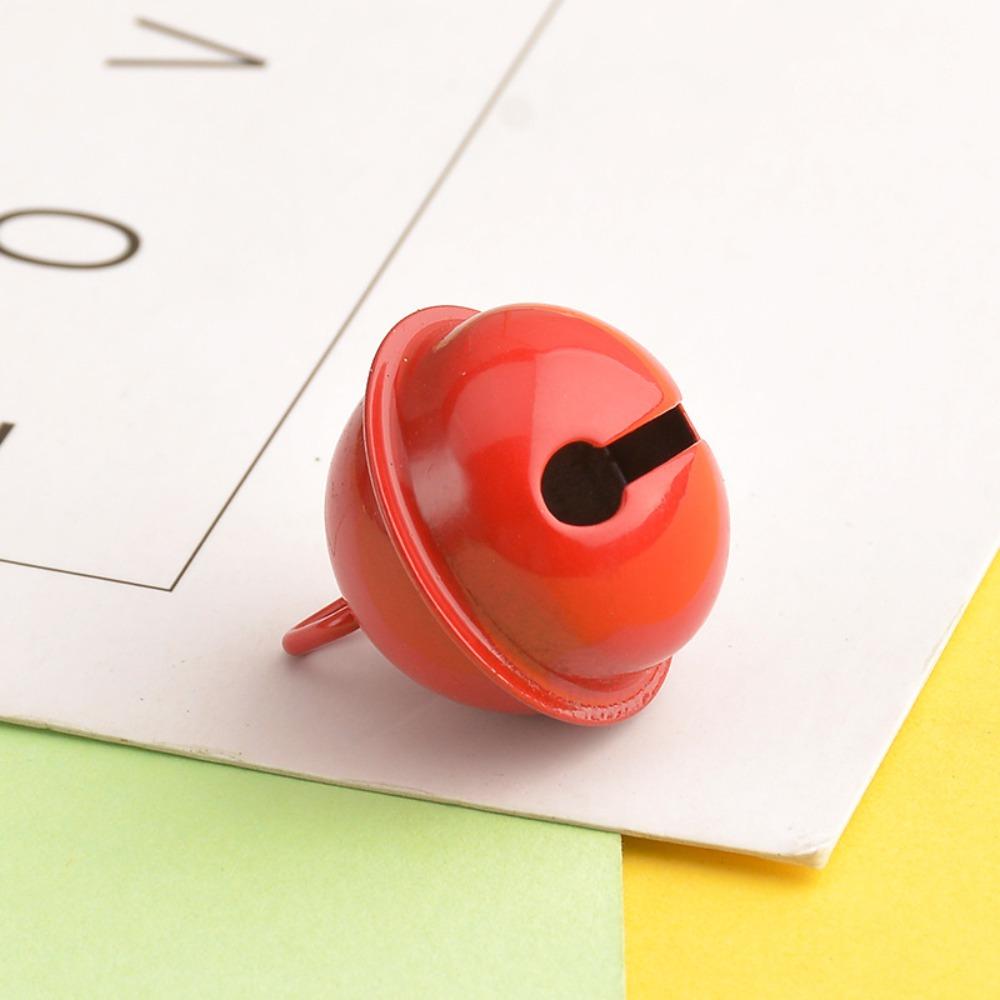 5pcs Candy Color Colorful Bell Keyring Pendant 18mm Metal Bell Ring Pendant  Christmas Decoration