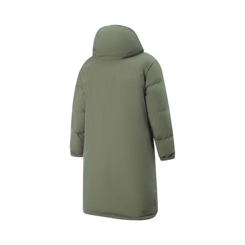 Li Ning Outdoor CF Tracing Duck Down Long Down Jacket Men's Gray AYMV609-1