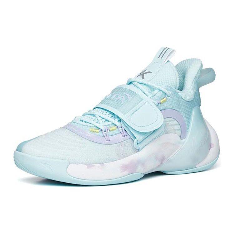 Anta Water Flower 3 High-Top Basketball Shoes Men Sneakers Blue White Purple 112221604S-1