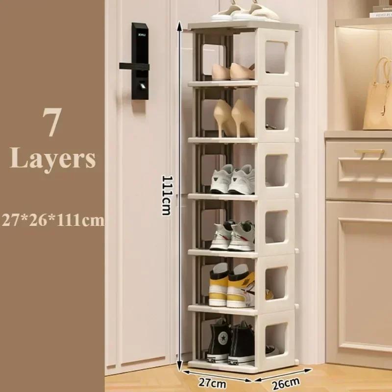 Foldable Shoe Rack Household Dustproof Shoes Cabinet Dormitory Multifunctional Shoe Box Home Space Saving Storage Organizer Rack