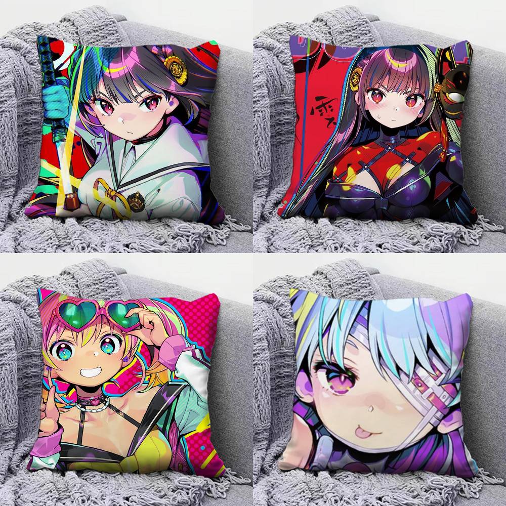 Kikuchiyo Dohna Dohna GGame Home Sofa Cushion Covers and Aecorative Custom Pillow Covers