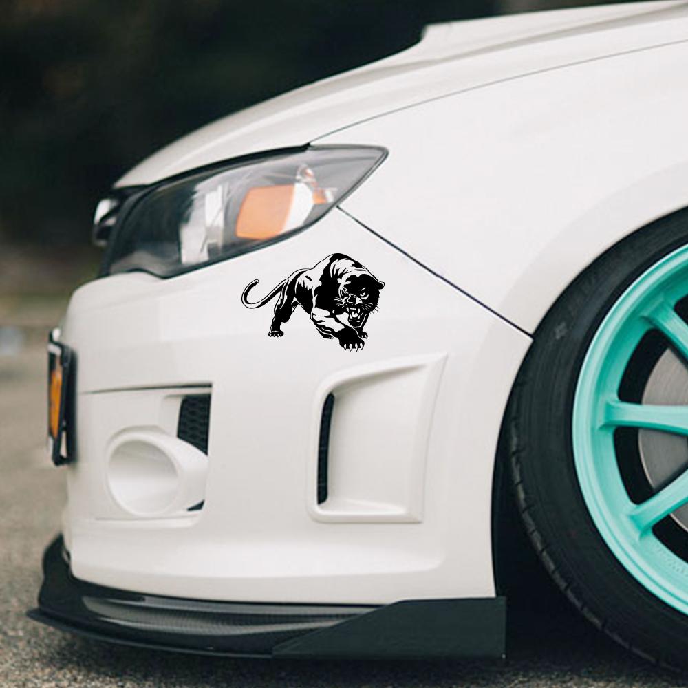 Graphcis Wild Panther Hunting Car Stickers Decor Waterproof Motorcycle Decals Fit Various Surface Decoration For Cars SUV Van RV