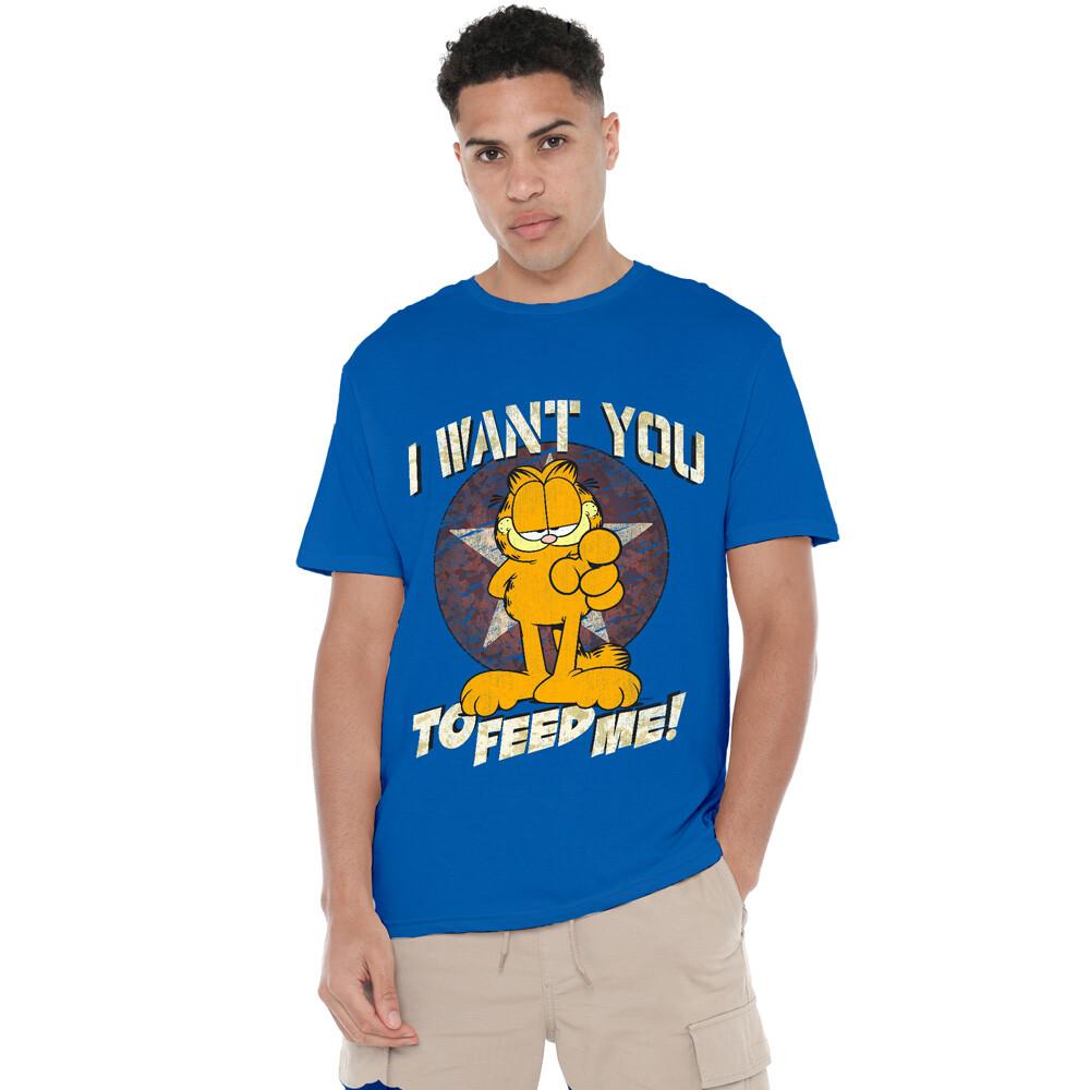 Garfield I Want You T-Shirt S-4XL Royal S