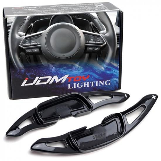 Gloss Black Finish Steering Wheel Paddle Shifter For Mazda 3 6 CX-5 CX3 CX9 MX-5