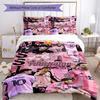 Messi 166 Customize your name Bedding Set Breathable Duvet Cover with Pillowcases Home Decoration Birthday Gift