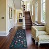 Hallway Carpet Stair Walkway Long Strip Foot Mat Machine Washable Foldable Floor Mats Bohemian Floral Style Home Decoration Rug