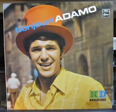 LP Record ADAMO  Bonjour Adamo OP8611 ODEON 1969 Japan Pop Used