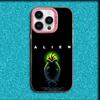 Movie A-Alien Xenomorph Phone Case For iPhone 16,15,14,13,12,11,Mini,Pro,MAX Pink Matte Silicone Cover