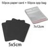 50pcs Earring Display Cards Cardboard for DIY Jewelry Holder Selling Organizer Small Businesses Labels Packaging Material Supply