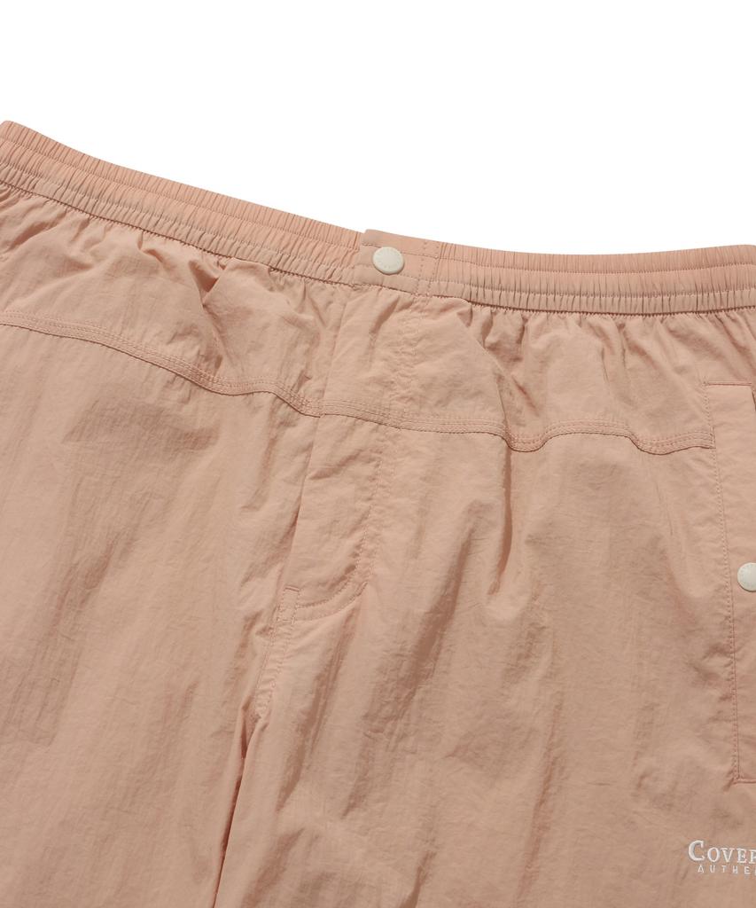 COVERNAT Comfy Nylon Windbreaker Pants Salmon