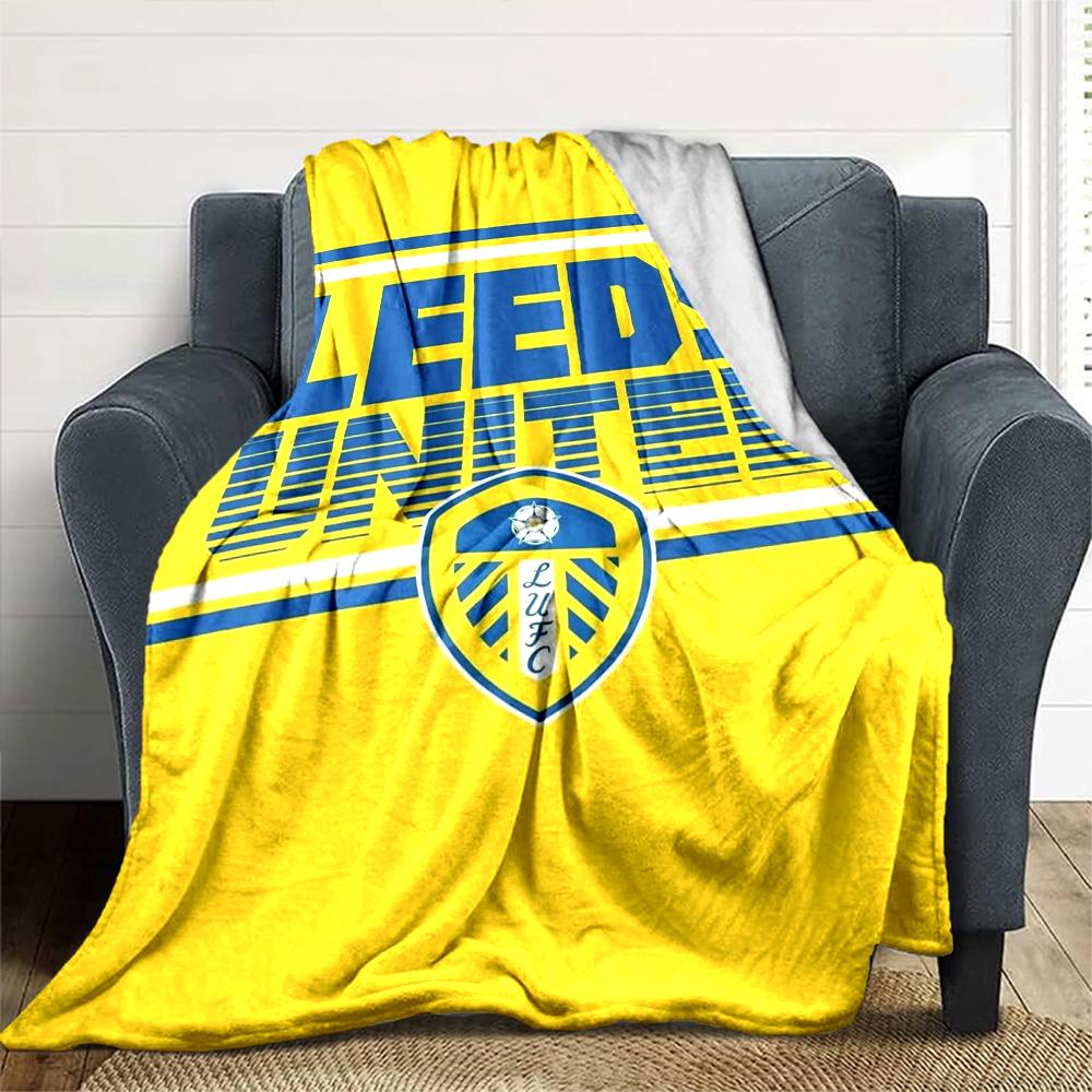 LUFC Print Flannel Blanket High Quality Warm Comfortable Cover for All Seasons Perfect for Gifts Home Decor