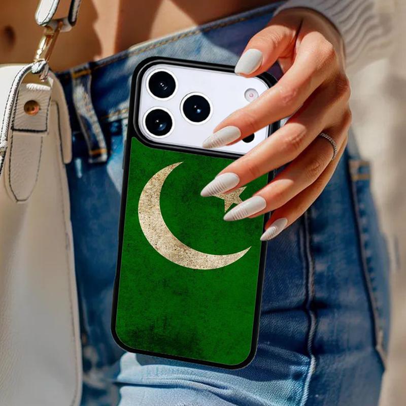 Pakistan Flag Phone Case For iPhone 17 Air 14 15 13 12 Max Cover For Apple 16e 11 Pro Max Plus Coque