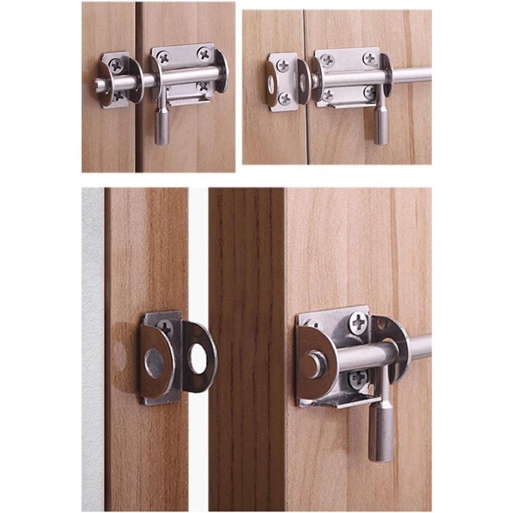 Latch Stainless Steel Safety Door Door Latch Is Used As A Small Anti-theft Device for Sliding Doors,bathroom Doors, Etc