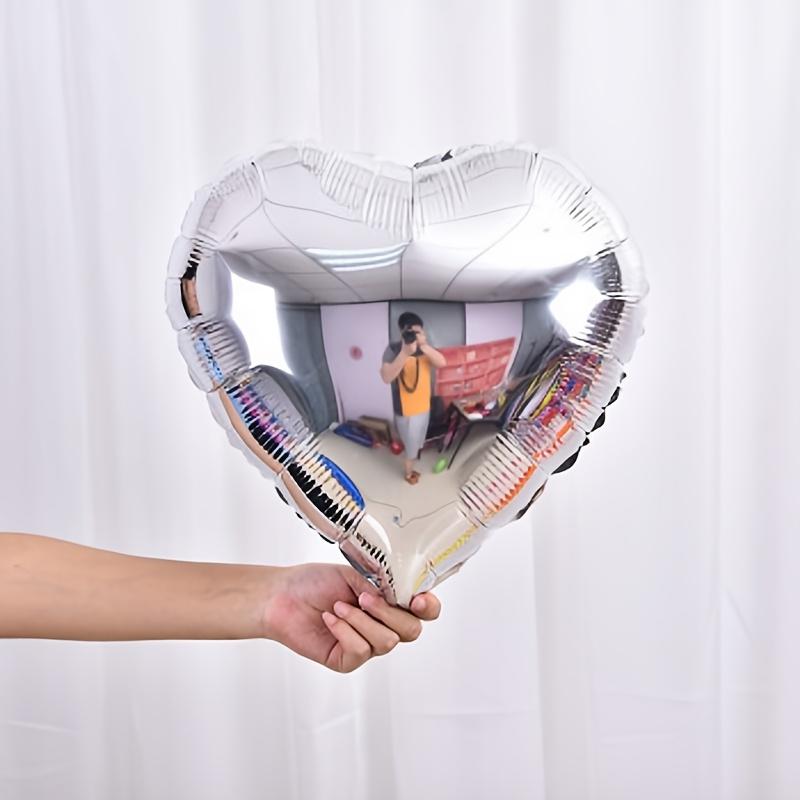 

1/5Pcs Wedding & Party Foil Balloon, 18 Inch Heart Foil Balloon, Metallic Finish, Helium Compatible, Birthday Engagement Decor 16INCH