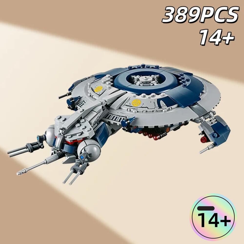2026 Hot  FIT 75233 Droid Gunship Building Blocks Model Bricks Space Fight Fighter 389PCS Birthday Christmas Gifts